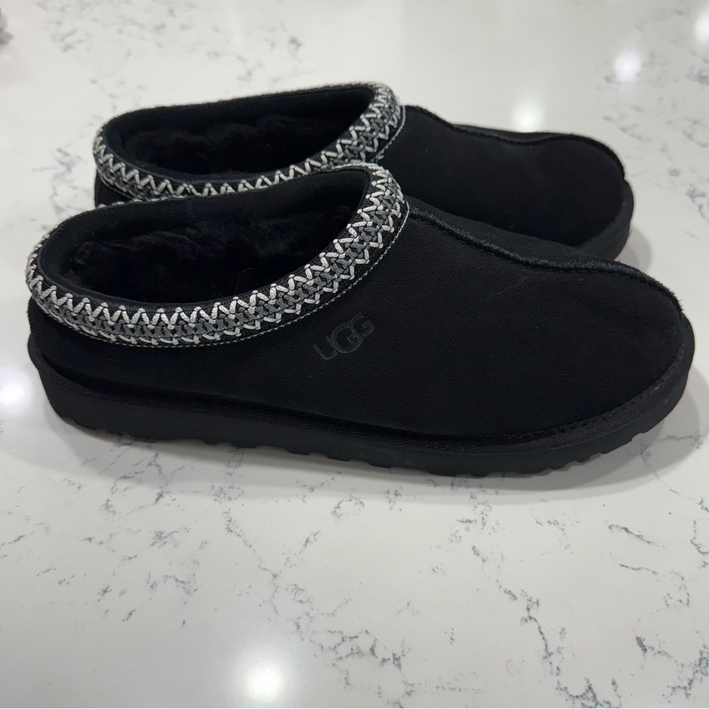 UGG Black Tasman Clogs